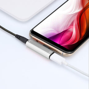 Two-in-one Charging Headset Audio Adapter